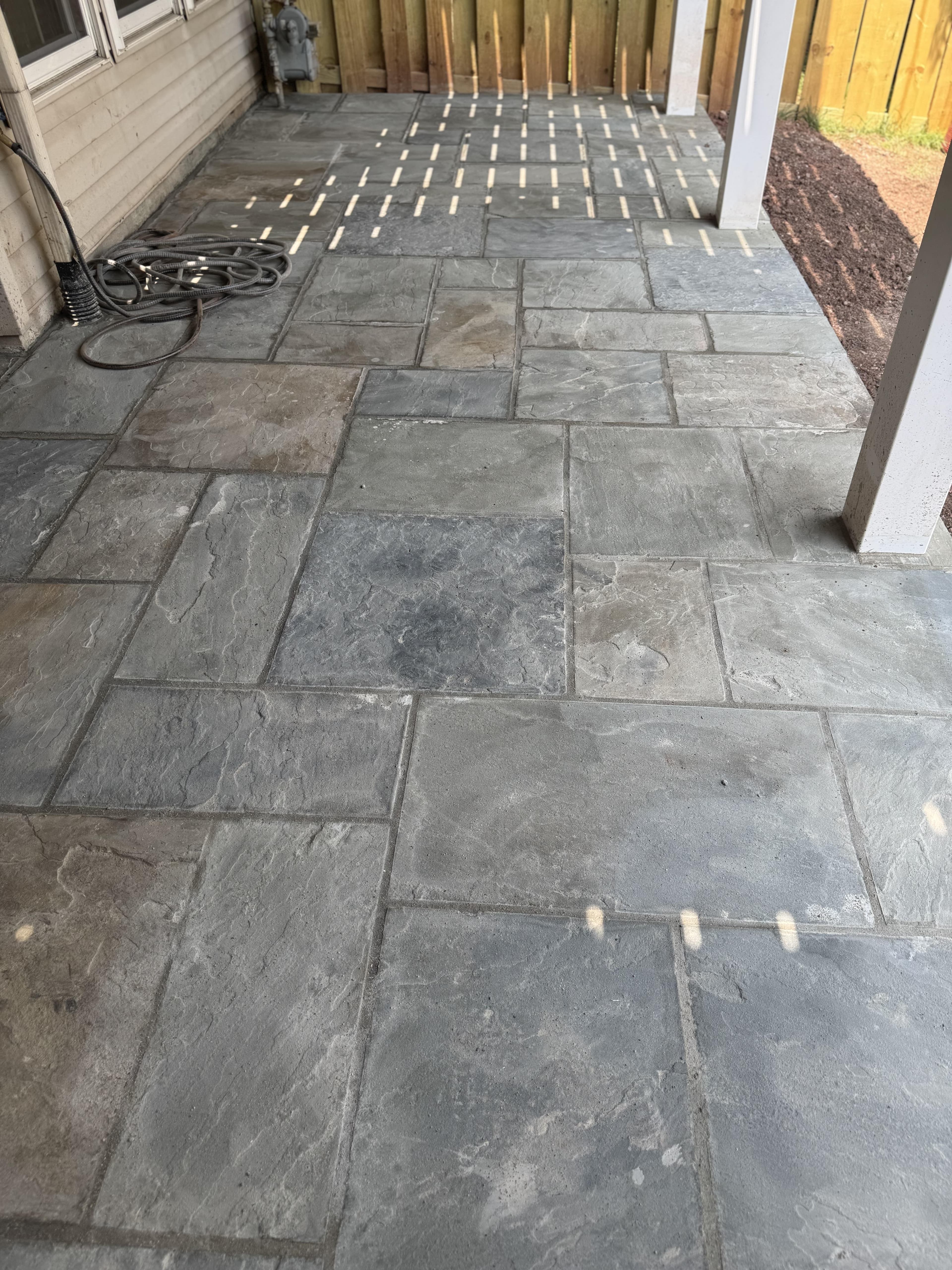 After Trex Calm Shell installation