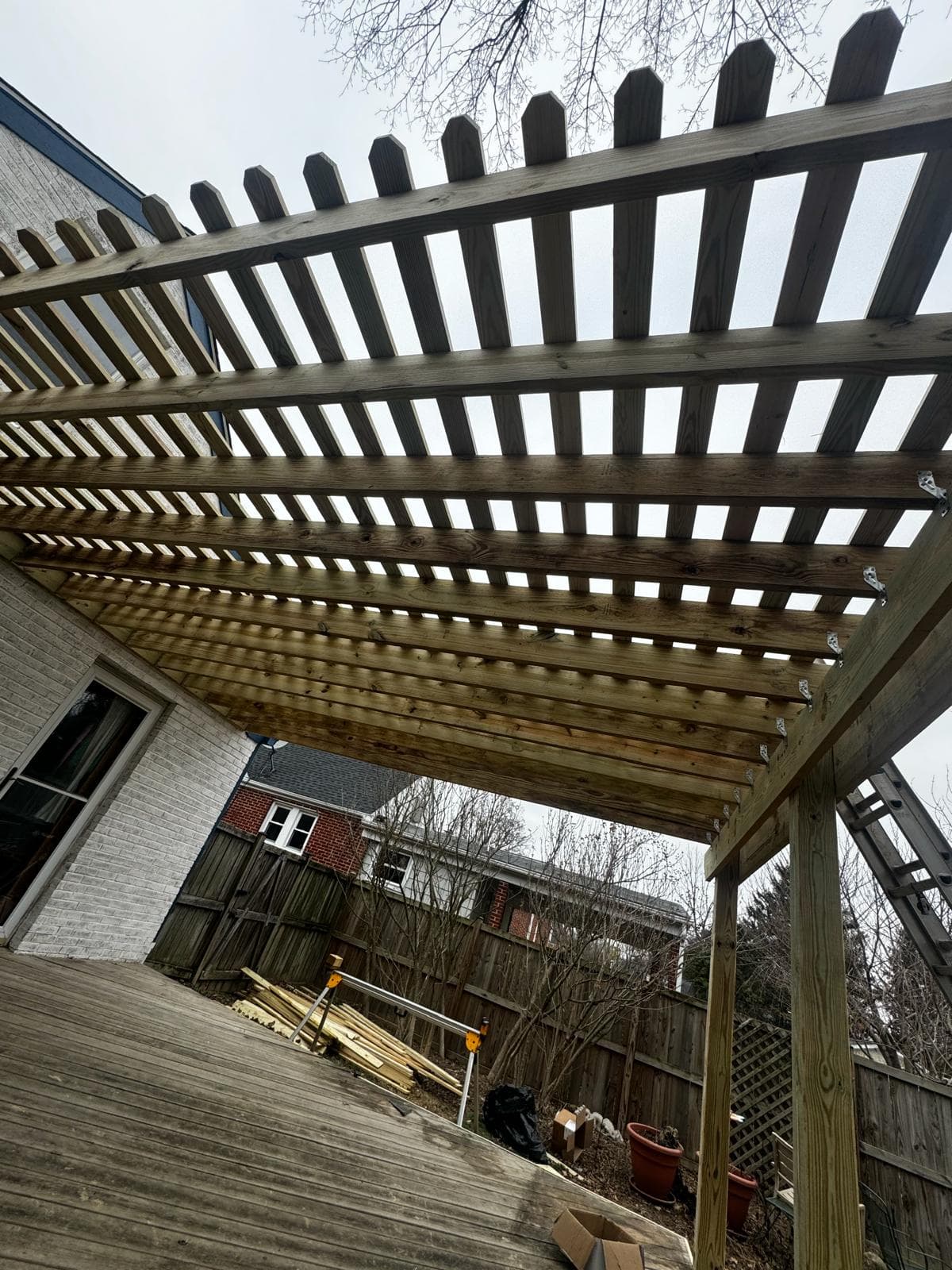 Cable Railing View Deck - Northern Virginia deck design idea