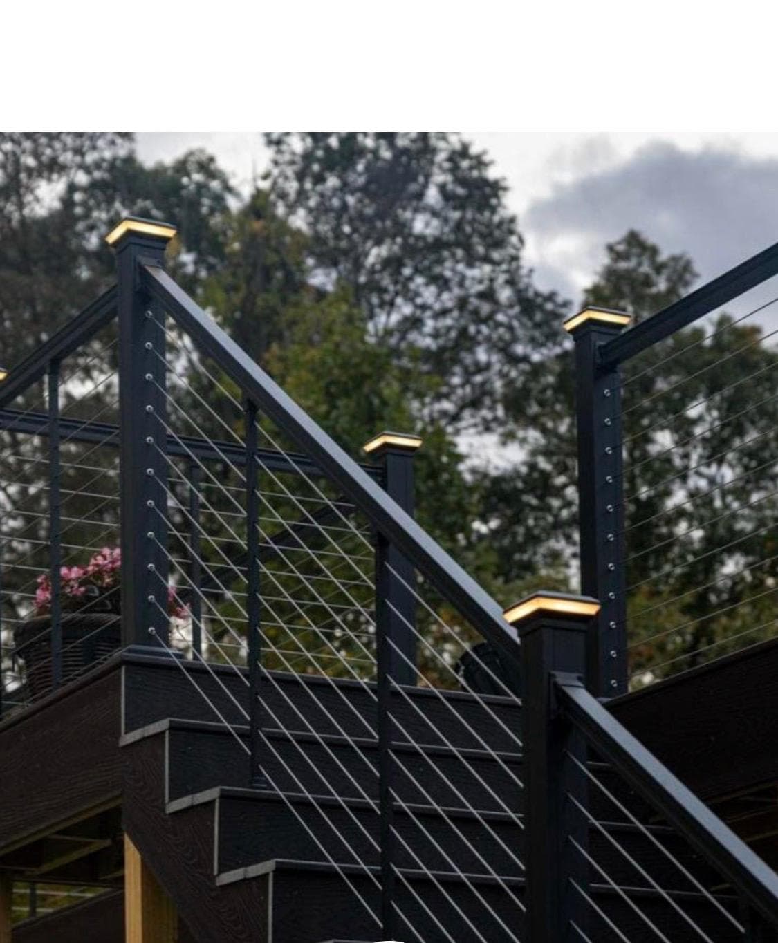 Smart Deck (Automated Lighting + Audio) - Northern Virginia deck design idea