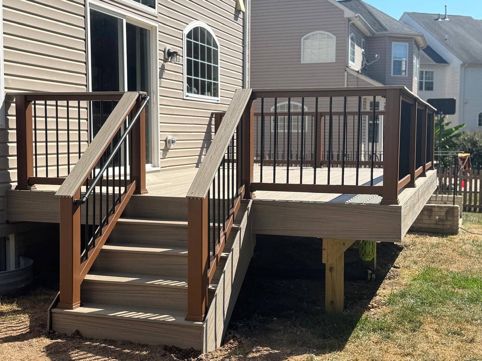 Eco-friendly composite decking project by LDN Decks